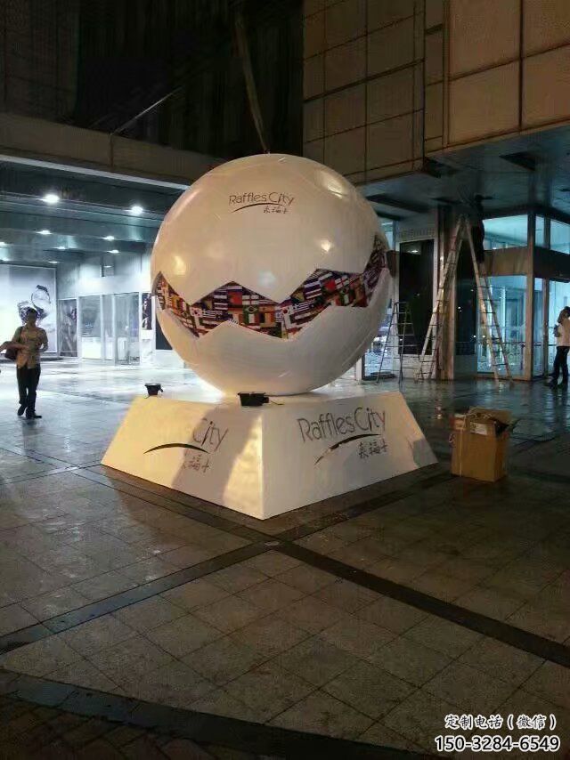 彩繪籃球雕塑 懸空餐飲店球體雕塑 街頭球類雕塑 彩繪籃球雕塑 懸空餐飲店球體雕塑 街頭球類雕塑