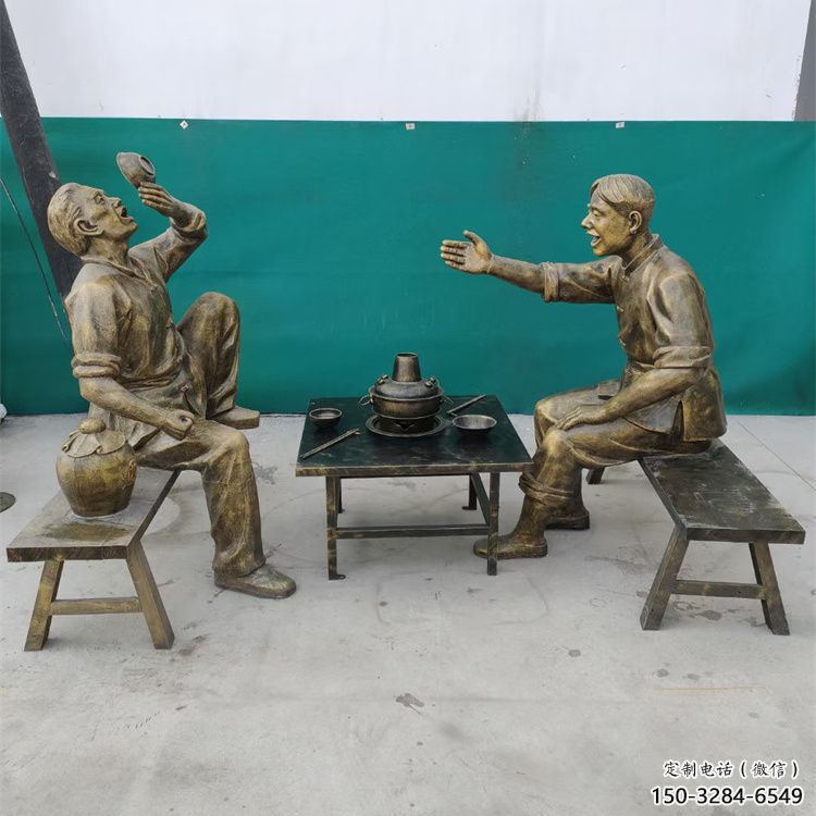 街道火鍋雕塑 現代小吃雕塑 彩繪民俗文化雕塑 街道火鍋雕塑 現代小吃雕塑 彩繪民俗文化雕塑