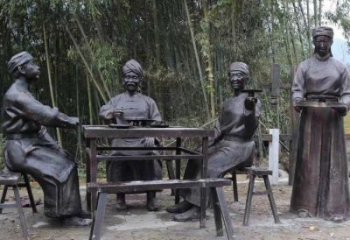 草地火鍋雕塑 現代民俗雕塑 大型小吃雕塑