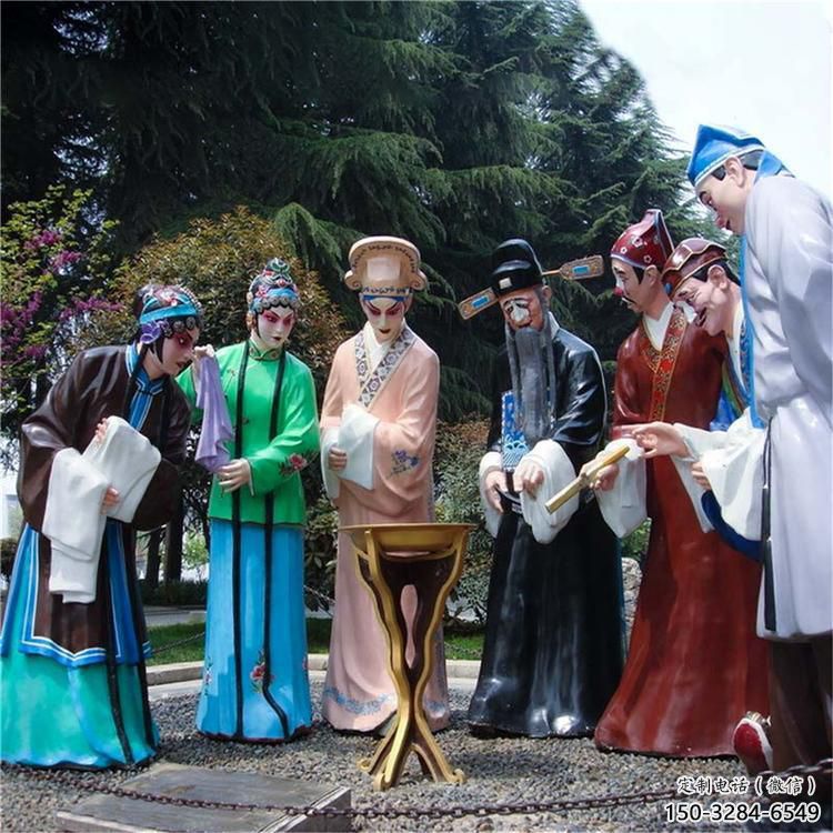 房地產京劇雕塑 剪影民俗雕塑 鍛造唱戲雕塑 房地產京劇雕塑 剪影民俗雕塑 鍛造唱戲雕塑