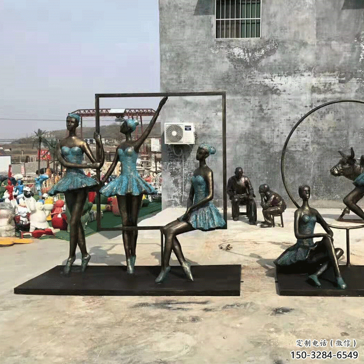 廣場舞蹈雕塑 抽象女孩雕塑 烤漆跳舞雕塑 廣場舞蹈雕塑 抽象女孩雕塑 烤漆跳舞雕塑