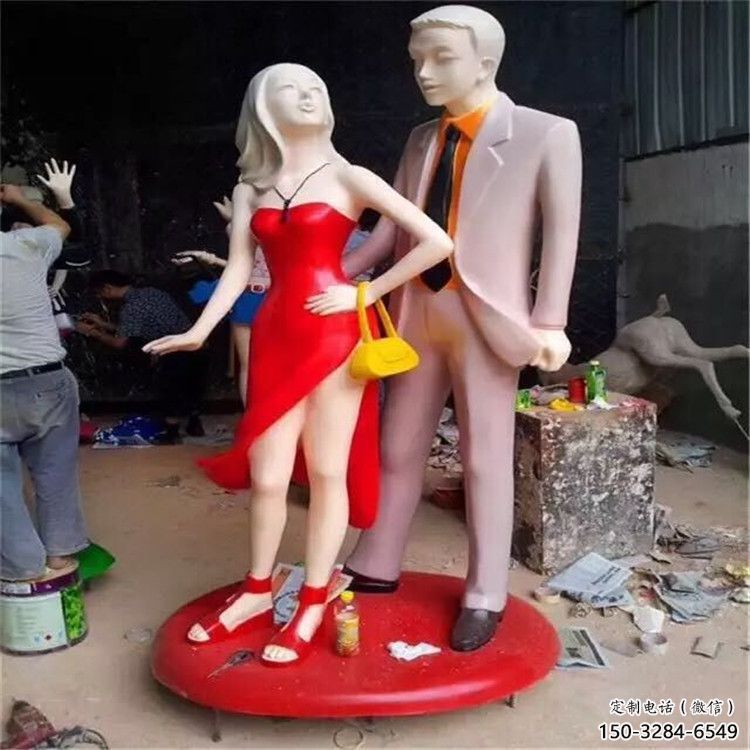 村口愛情雕塑 仿古親吻雕塑 公園戀人雕塑 村口愛情雕塑 仿古親吻雕塑 公園戀人雕塑