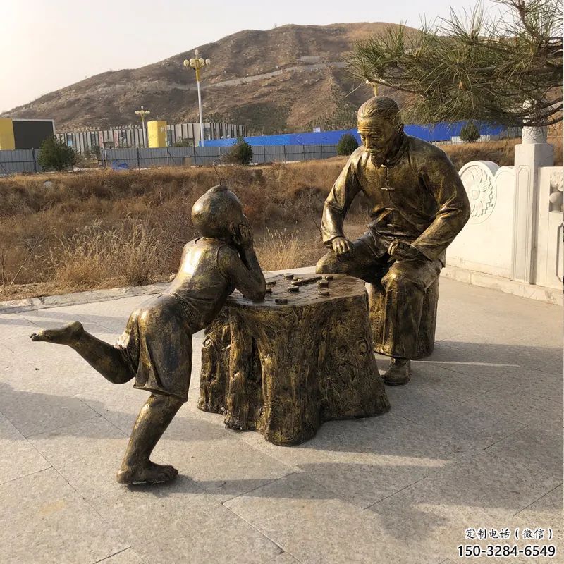 大型商場下象棋雕塑 仿真雕塑 戶外民俗雕塑 大型商場下象棋雕塑 仿真雕塑 戶外民俗雕塑