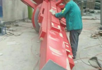 希望中國結(jié)雕塑 景觀校園雕塑 商業(yè)街文化雕塑