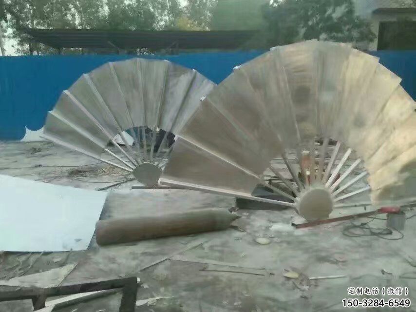 抽象扇子雕塑 啞光景觀雕塑 室內扇形雕塑 抽象扇子雕塑 啞光景觀雕塑 室內扇形雕塑