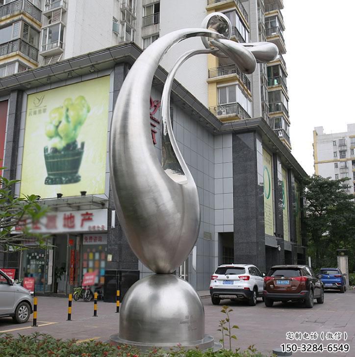 賓館水珠雕塑 烤漆大型雕塑 歐式雕塑