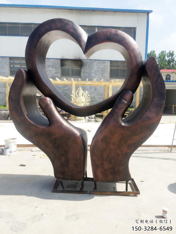 愛心雕塑 抽象藝術雕塑 烤漆雕塑 愛心雕塑 抽象藝術雕塑 烤漆雕塑