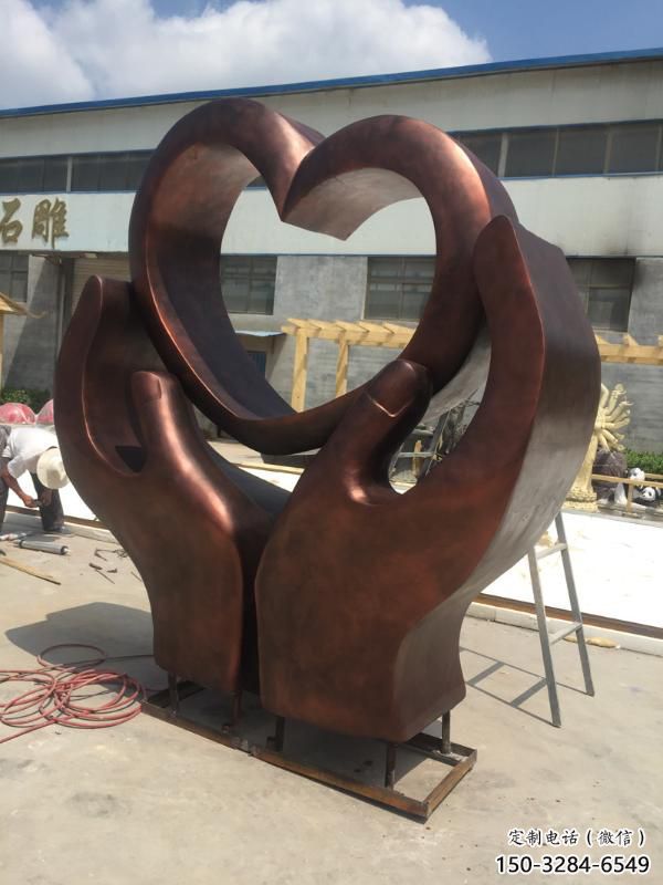 房地產愛心雕塑 現代愛情雕塑 幾何雕塑 房地產愛心雕塑 現代愛情雕塑 幾何雕塑