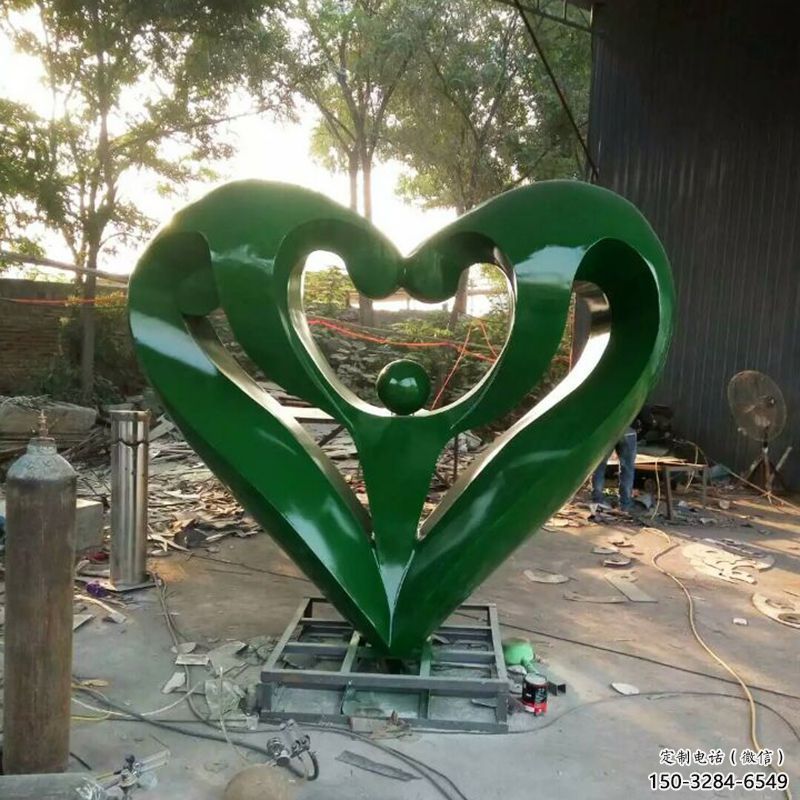 仿真愛心雕塑 電鍍現代雕塑 廣場雕塑 仿真愛心雕塑 電鍍現代雕塑 廣場雕塑