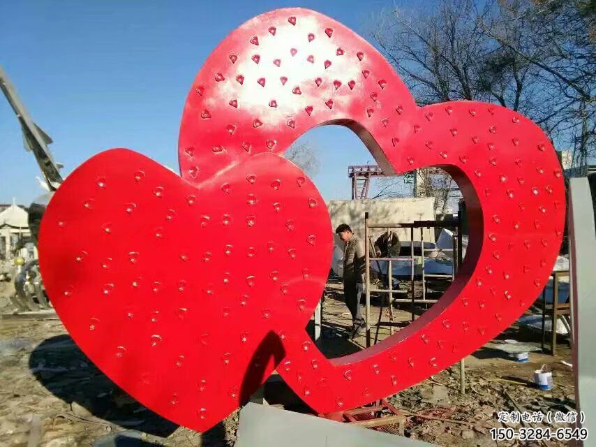 房地產(chǎn)雙心雕塑 現(xiàn)代桃心雕塑 幾何心心相印雕塑 房地產(chǎn)雙心雕塑 現(xiàn)代桃心雕塑 幾何心心相印雕塑