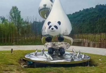 房地產(chǎn)水珠雕塑廠家 現(xiàn)代淚滴雕塑 幾何雕塑