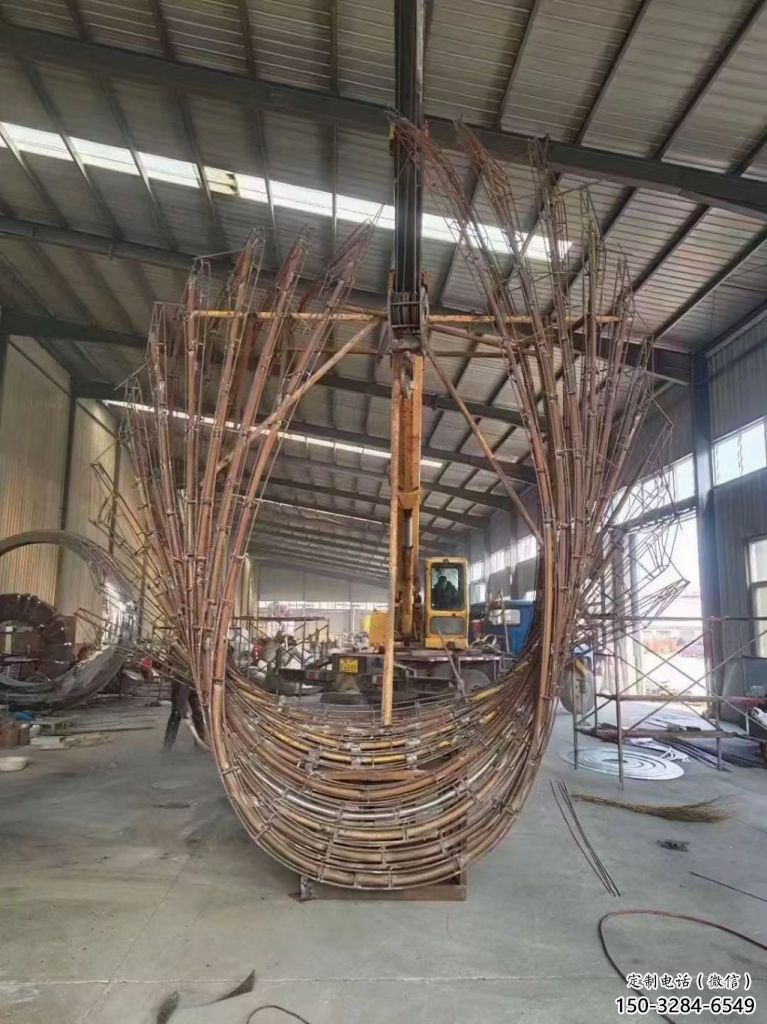 鳳尾雕塑 仿真展翅造型 烤漆雕塑 鳳尾雕塑 仿真展翅造型 烤漆雕塑