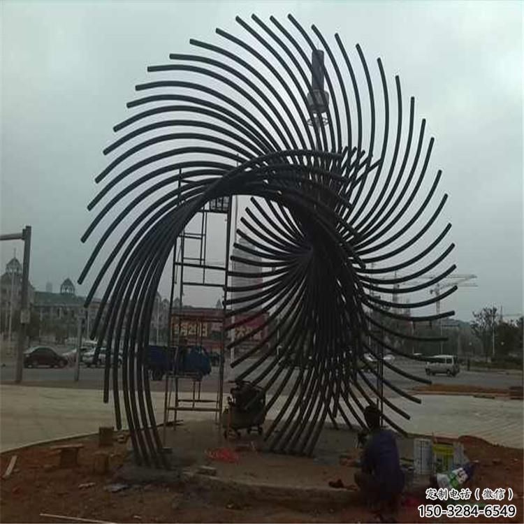 景觀鳳尾雕塑 剪影展翅造型 商業街雕塑 景觀鳳尾雕塑 剪影展翅造型 商業街雕塑