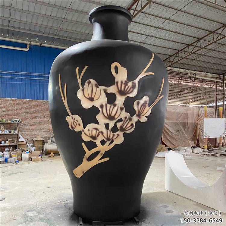 商業(yè)街花瓶雕塑 烤漆瓶子雕塑 彩繪雕塑 商業(yè)街花瓶雕塑 烤漆瓶子雕塑 彩繪雕塑