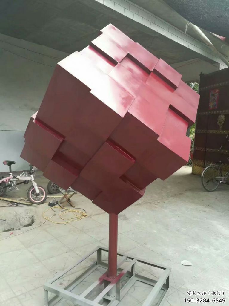 公園正方形雕塑 創意企業方塊雕塑 美陳正方體雕塑 公園正方形雕塑 創意企業方塊雕塑 美陳正方體雕塑