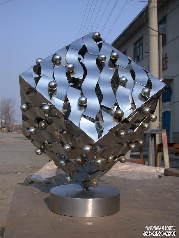 戶外正方形雕塑 噴漆正方體雕塑 燈光方塊雕塑 戶外正方形雕塑 噴漆正方體雕塑 燈光方塊雕塑