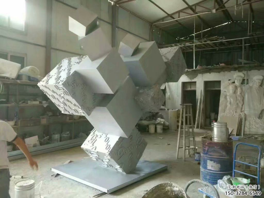 街頭正方形雕塑 大型別墅區(qū)方塊雕塑 鋼管正方體雕塑 街頭正方形雕塑 大型別墅區(qū)方塊雕塑 鋼管正方體雕塑