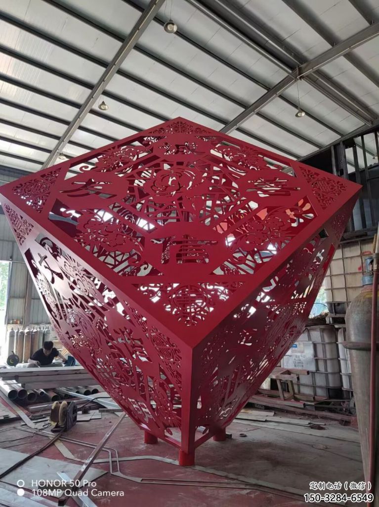 正方形雕塑 景觀正方體雕塑 噴漆方塊雕塑 正方形雕塑 景觀正方體雕塑 噴漆方塊雕塑