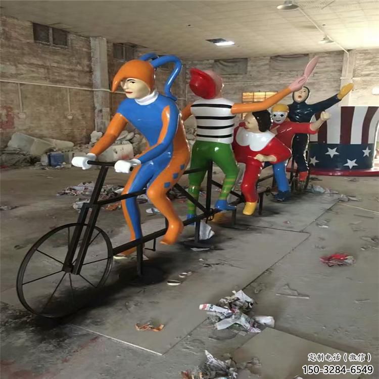 步行街自行車雕塑 游樂場體育雕塑 鑄造運動員雕塑 步行街自行車雕塑 游樂場體育雕塑 鑄造運動員雕塑