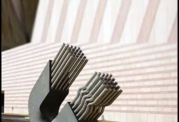 街道磁鐵雕塑 現(xiàn)代雕塑 彩繪u型雕塑