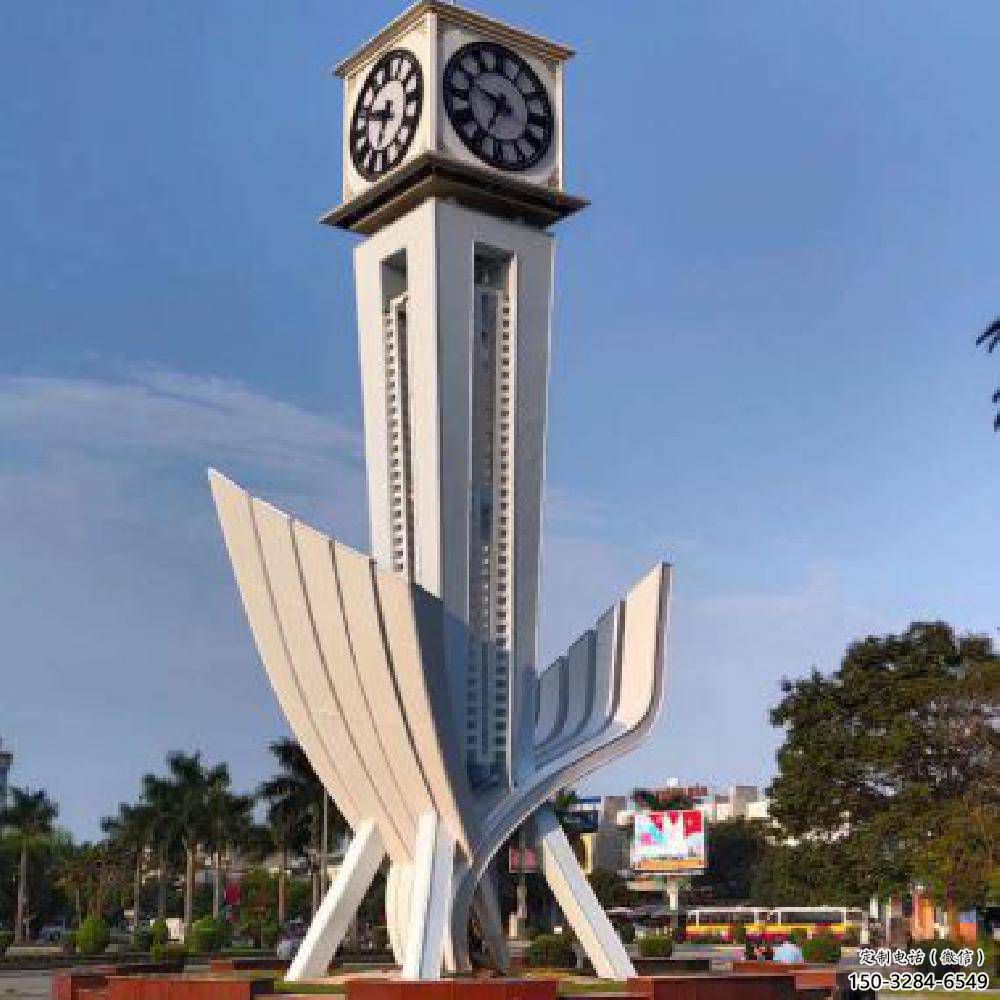 街道鐘表雕塑 現代時鐘雕塑 彩繪雕塑 街道鐘表雕塑 現代時鐘雕塑 彩繪雕塑
