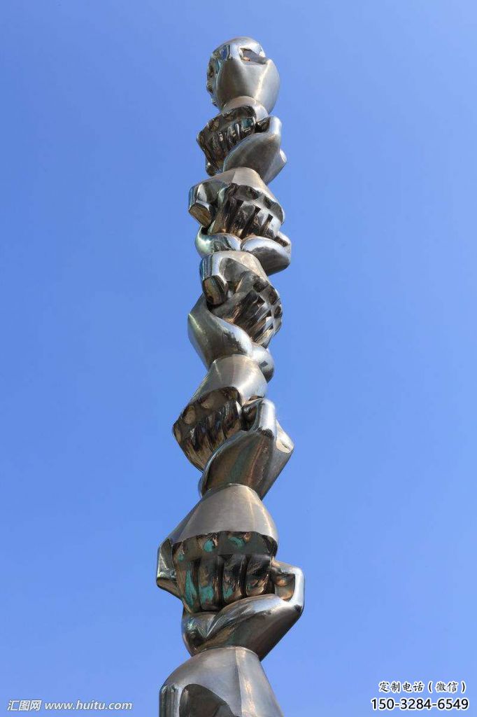 景觀拳頭雕塑 剪影握拳雕塑 商業街手勢雕塑 景觀拳頭雕塑 剪影握拳雕塑 商業街手勢雕塑