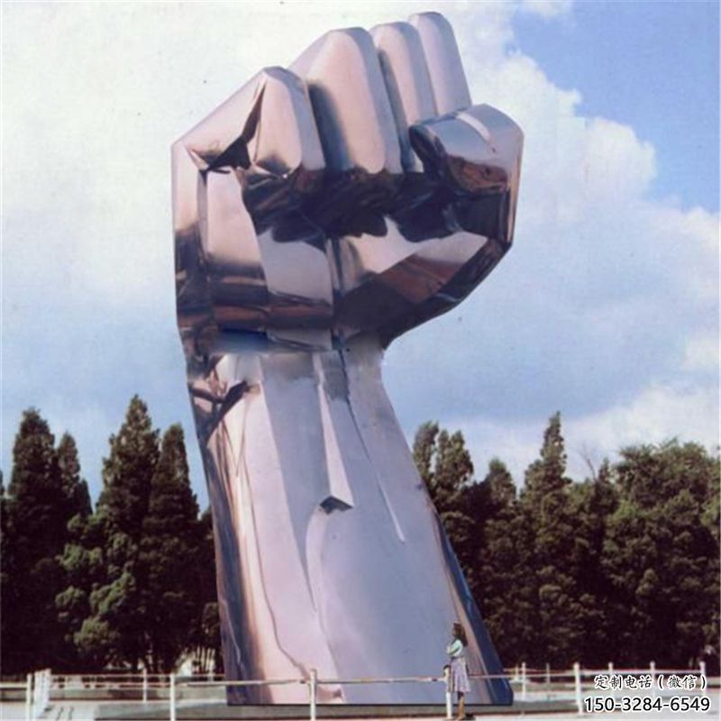 鏡面拳頭雕塑 烤漆大型手勢(shì)雕塑 彩繪握拳雕塑 鏡面拳頭雕塑 烤漆大型手勢(shì)雕塑 彩繪握拳雕塑