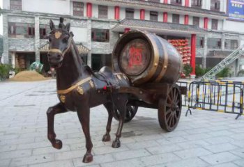 草地酒壇子雕塑 現代校園酒壇雕塑 大型酒文化雕塑