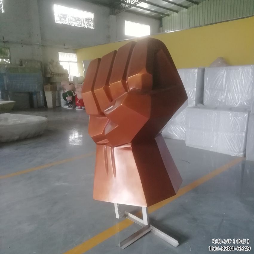 政府拳頭雕塑 仿真握拳雕塑 烤漆手勢雕塑 政府拳頭雕塑 仿真握拳雕塑 烤漆手勢雕塑