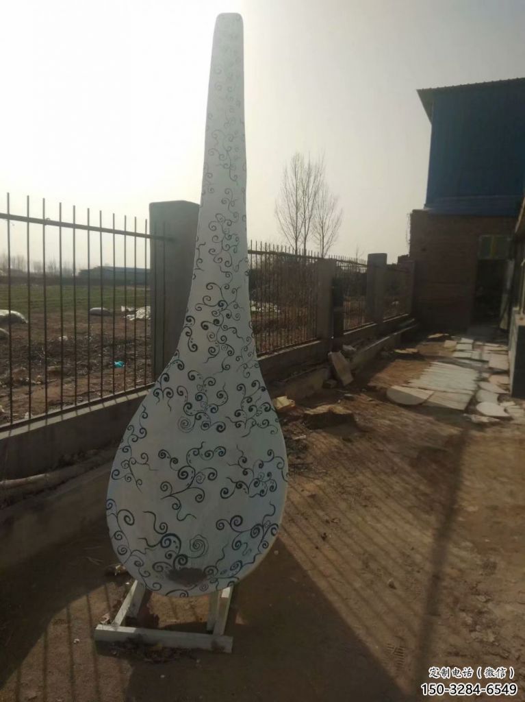 街道湯匙雕塑 現代勺子雕塑 彩繪雕塑 街道湯匙雕塑 現代勺子雕塑 彩繪雕塑