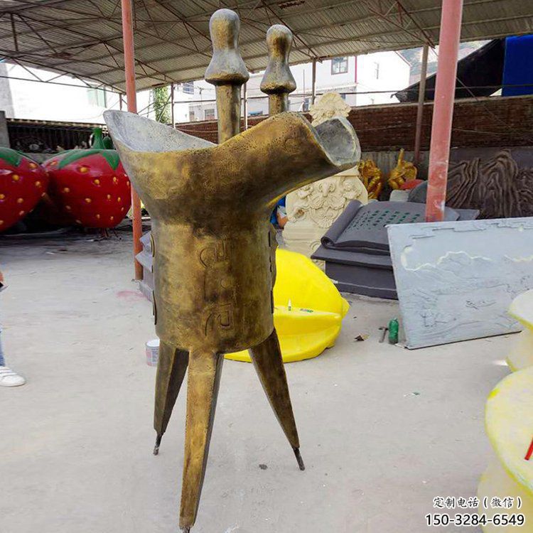 戶外酒杯雕塑 噴漆杯子雕塑 燈光酒杯子雕塑 戶外酒杯雕塑 噴漆杯子雕塑 燈光酒杯子雕塑