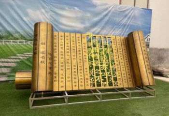 大型書簡雕塑 歐式步行街標(biāo)識雕塑 彩繪書雕塑