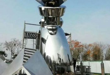 啞光指環(huán)雕塑 拉絲標(biāo)識雕塑 步行街戒指環(huán)雕塑