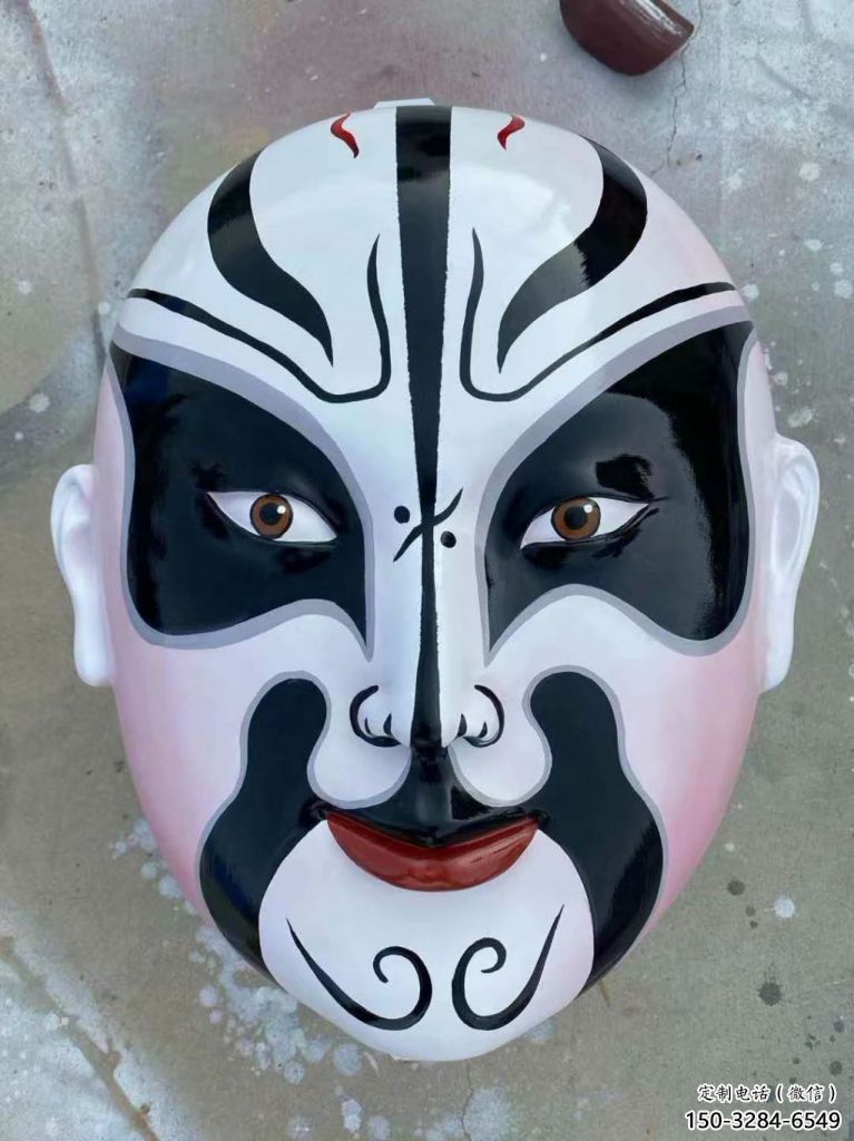 仿真臉譜雕塑 電鍍現代擺件 部隊雕塑 仿真臉譜雕塑 電鍍現代擺件 部隊雕塑