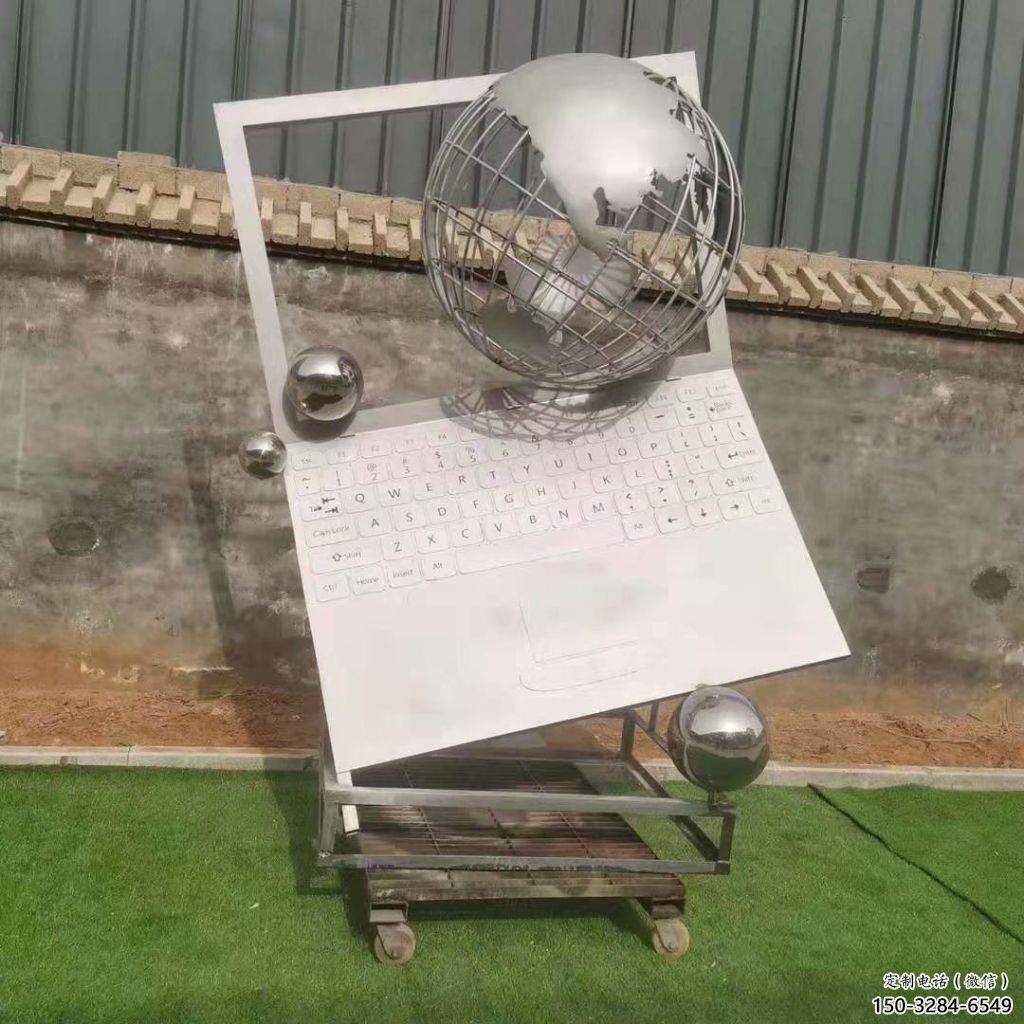 烤漆電腦雕塑 鋼管雕塑 室內(nèi)筆記本雕塑 烤漆電腦雕塑 鋼管雕塑 室內(nèi)筆記本雕塑