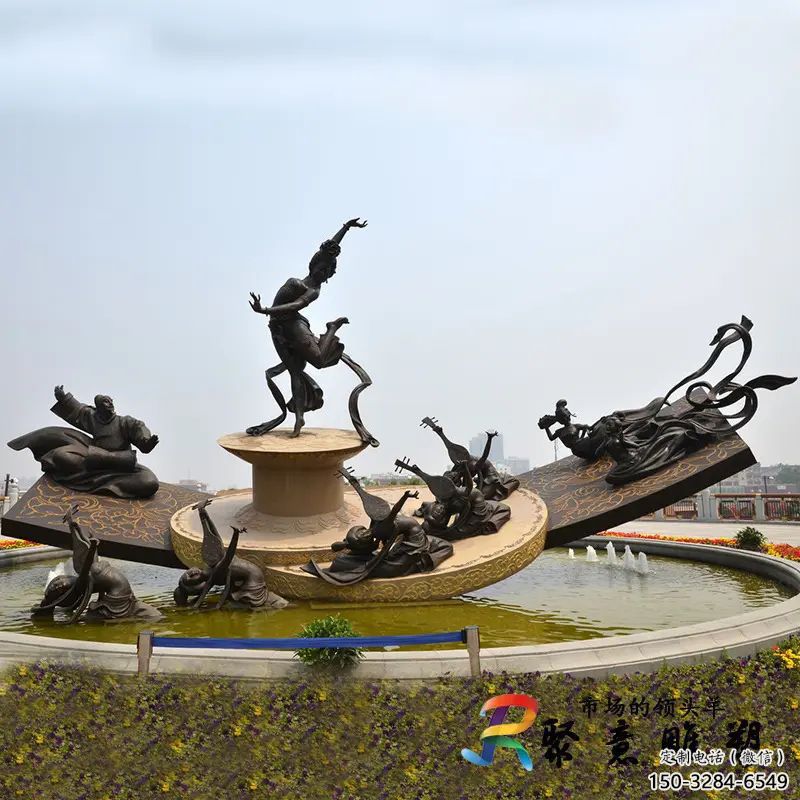 別墅區琵琶雕塑 大型別墅區音樂雕塑 剪影樂器雕塑 別墅區琵琶雕塑 大型別墅區音樂雕塑 剪影樂器雕塑