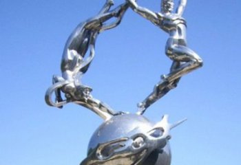 鏡面星球雕塑 烤漆大型星空雕塑 彩繪雕塑