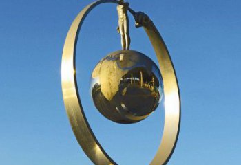 現代星球雕塑 大型別墅區(qū)雕塑 彩繪星空雕塑