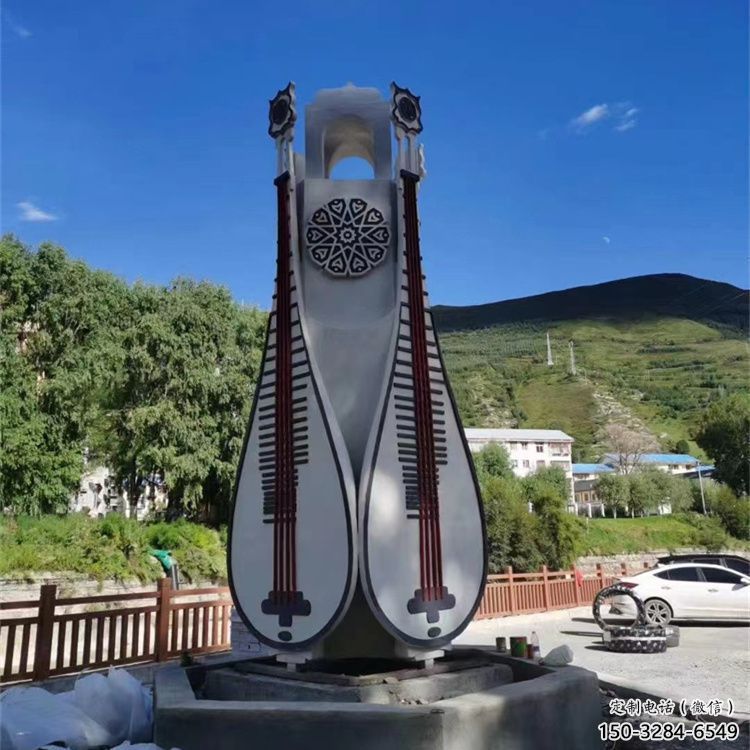 室內(nèi)琵琶雕塑 仿真樂(lè)器雕塑 大型音樂(lè)雕塑 室內(nèi)琵琶雕塑 仿真樂(lè)器雕塑 大型音樂(lè)雕塑