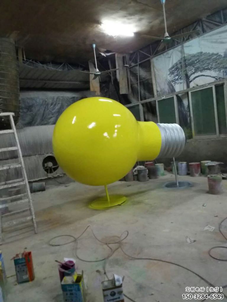 公園燈泡雕塑 鏡面公園燈具主題 景觀電燈泡雕塑 公園燈泡雕塑 鏡面公園燈具主題 景觀電燈泡雕塑