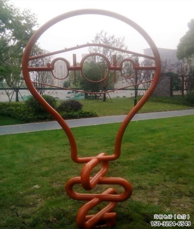 景觀燈泡雕塑 剪影燈具主題 商業街電燈泡雕塑 景觀燈泡雕塑 剪影燈具主題 商業街電燈泡雕塑