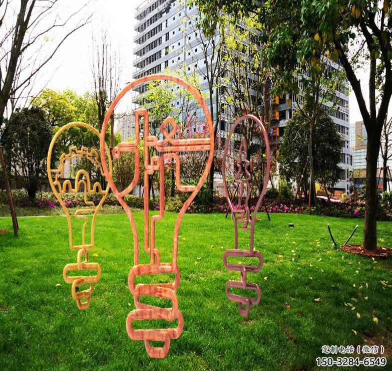 景觀燈泡雕塑 烤漆大型燈具主題 酒店電燈泡雕塑 景觀燈泡雕塑 烤漆大型燈具主題 酒店電燈泡雕塑