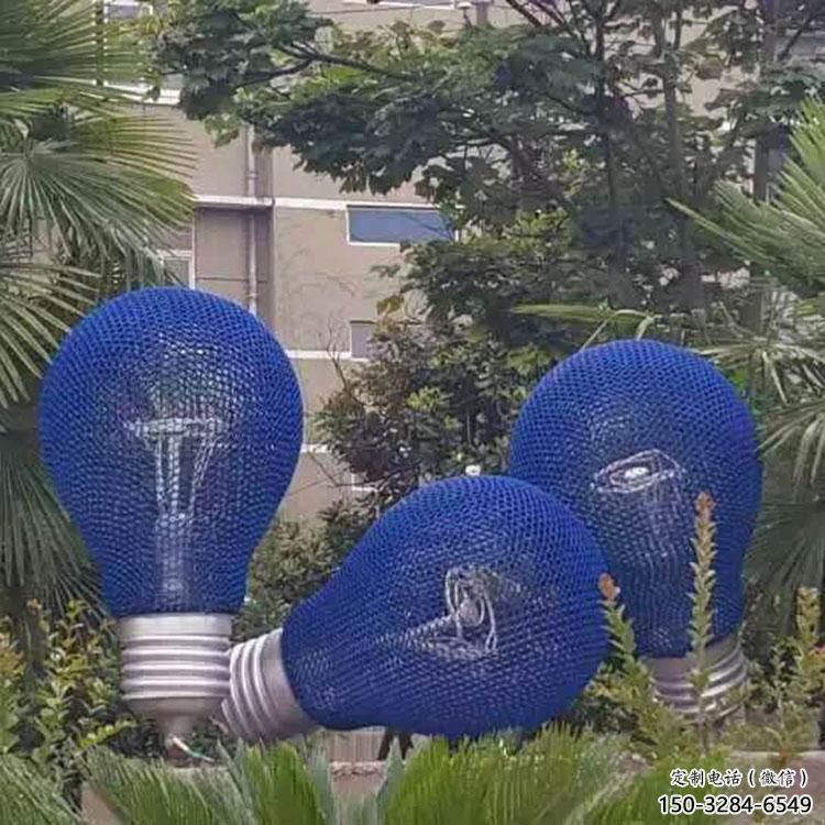 現代燈泡雕塑 大型別墅區燈具主題 彩繪電燈泡雕塑 現代燈泡雕塑 大型別墅區燈具主題 彩繪電燈泡雕塑