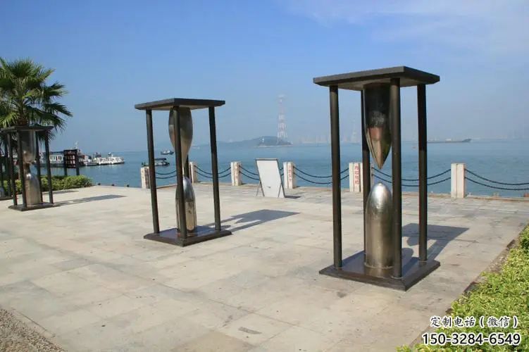 烤漆沙漏雕塑 鋼管漏斗雕塑 室內雕塑 烤漆沙漏雕塑 鋼管漏斗雕塑 室內雕塑