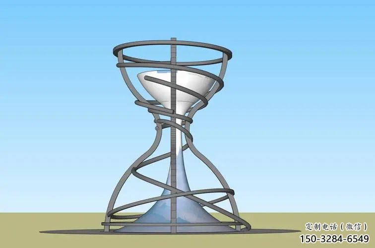 噴漆沙漏雕塑 中式村口漏斗雕塑 草地雕塑 噴漆沙漏雕塑 中式村口漏斗雕塑 草地雕塑