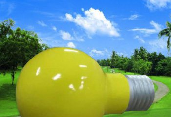 歐式燈泡雕塑 抽象希望燈具主題 景觀電燈泡雕塑