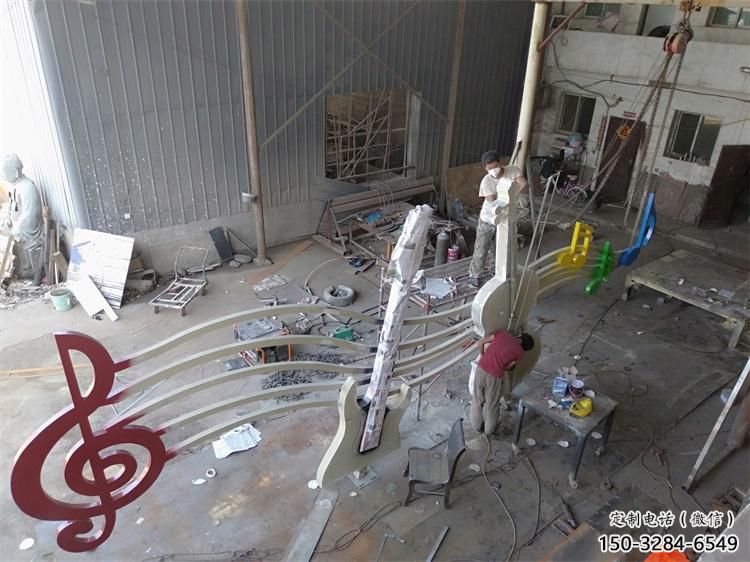 樂譜雕塑 歐式步行街符號雕塑 大型音樂雕塑 樂譜雕塑 歐式步行街符號雕塑 大型音樂雕塑