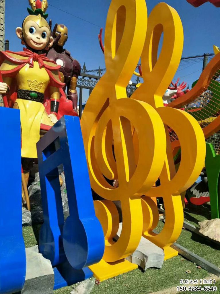 異形樂譜雕塑 現代校園音樂雕塑 校園符號雕塑 異形樂譜雕塑 現代校園音樂雕塑 校園符號雕塑