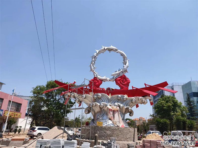 街頭龍舟雕塑 大型別墅區(qū)競賽雕塑 鋼管劃槳雕塑 街頭龍舟雕塑 大型別墅區(qū)競賽雕塑 鋼管劃槳雕塑