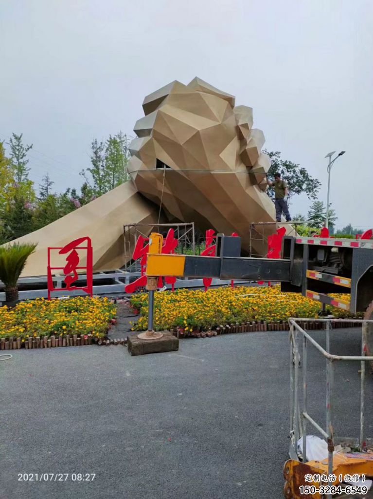 廣場握手雕塑 抽象雕塑 烤漆誠信雕塑 廣場握手雕塑 抽象雕塑 烤漆誠信雕塑